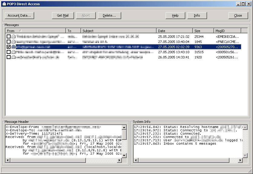 Screenshot of the main window which was described before